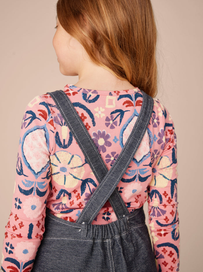 Printed Slim Long Sleeve Top