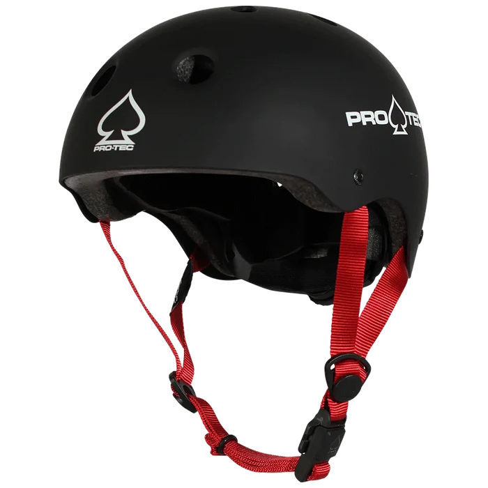 PRO TEC JR CLASSIC FIT CERTIFIED HELMET - MATTE BLACK