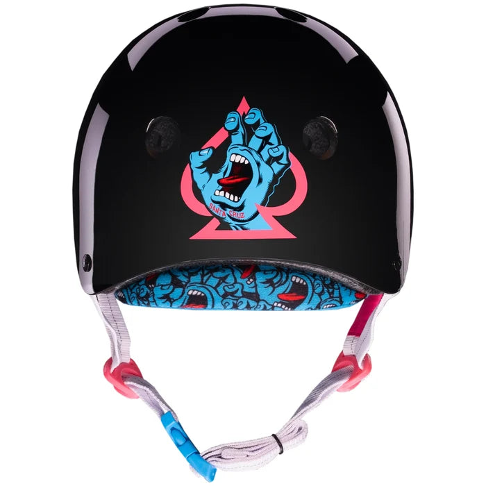 PRO TEC LOW PRO HELMET - SANTA CRUZ BLACK GLOSS