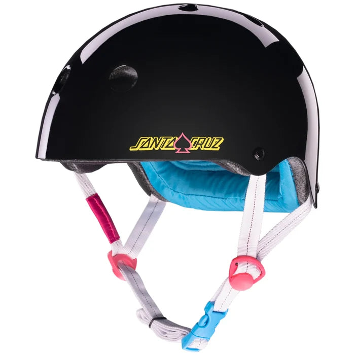 PRO TEC LOW PRO HELMET - SANTA CRUZ BLACK GLOSS