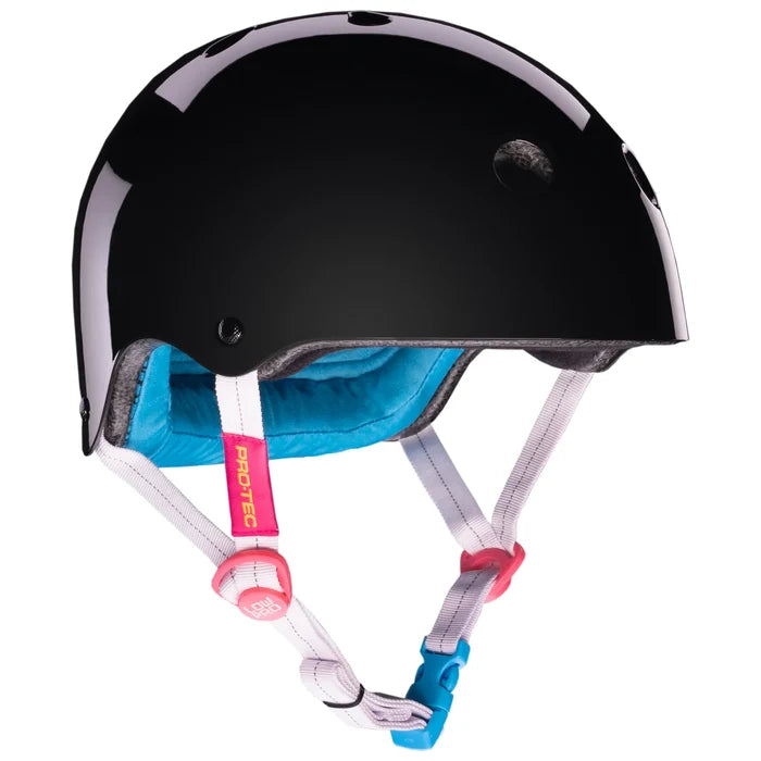 PRO TEC LOW PRO HELMET - SANTA CRUZ BLACK GLOSS