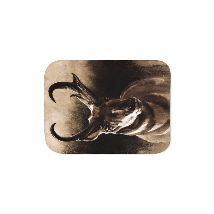 "Pronghorn" Sherpa Blanket.