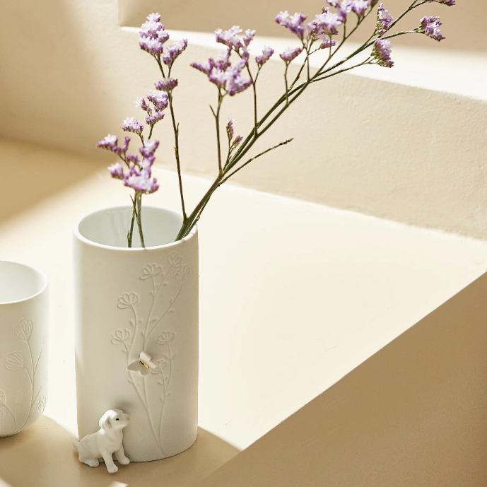 Puppy Vase