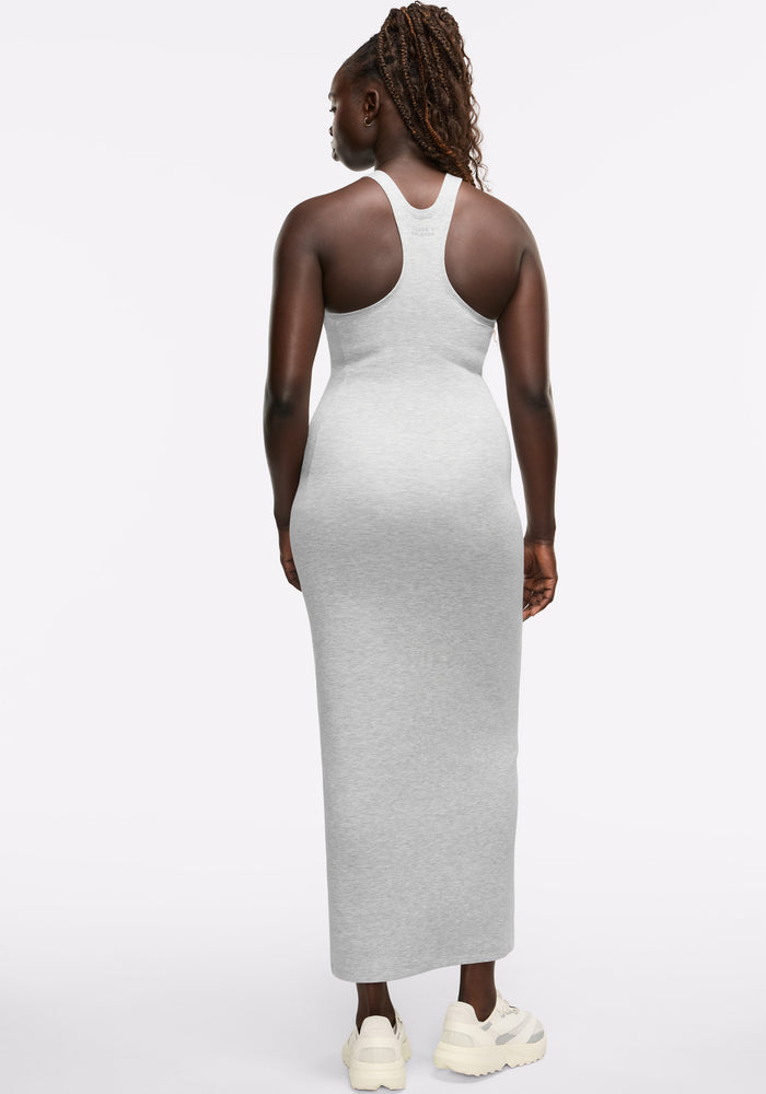 Racerback Maxi Zip Dress