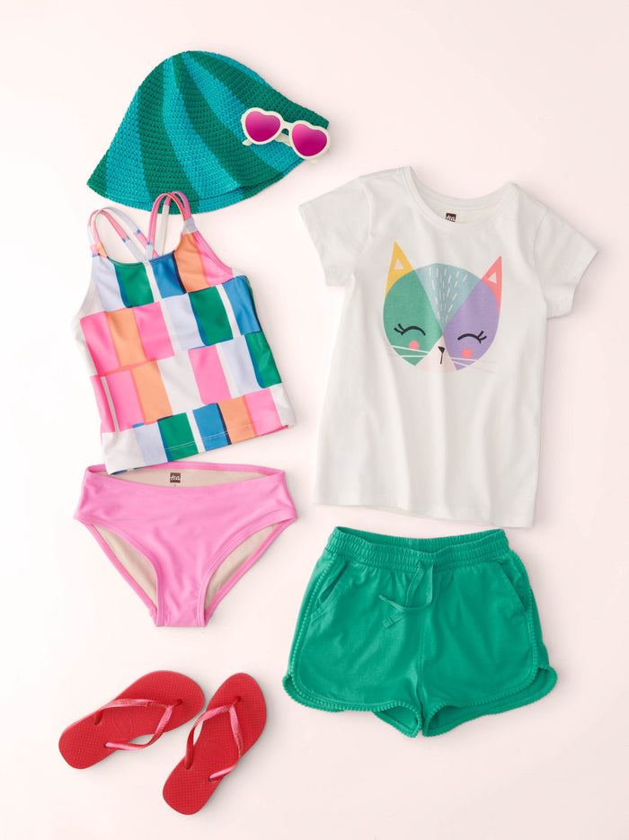 Rainbow Cat Graphic Tee