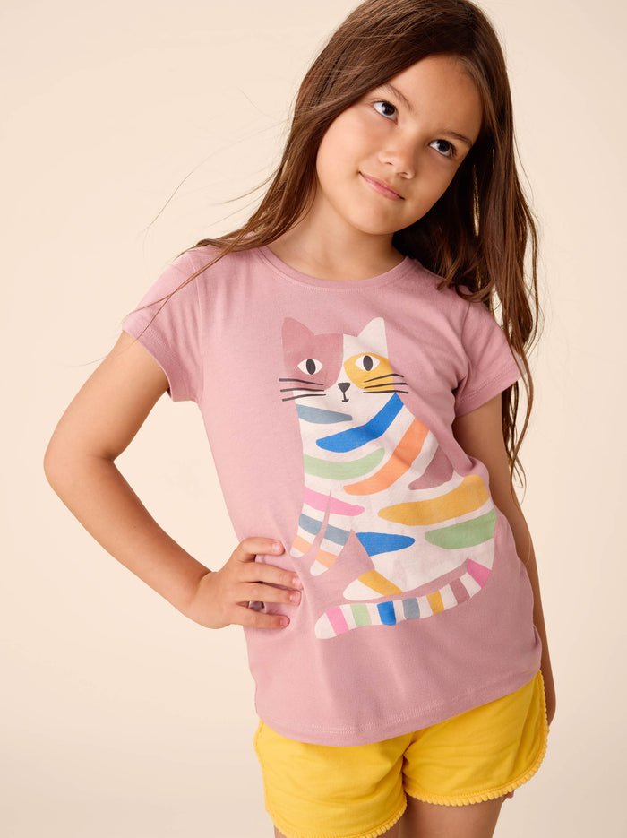 Rainbow Kitty Graphic Tee