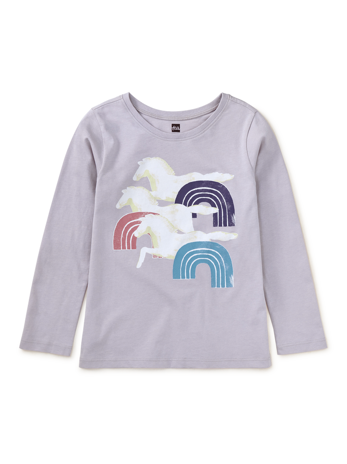 Rainbows And Horses Graphic Tee