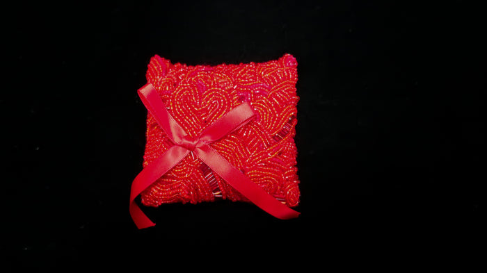 Read Beaded Bridal Pillow