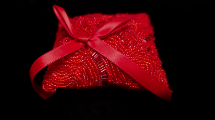 Read Beaded Bridal Pillow