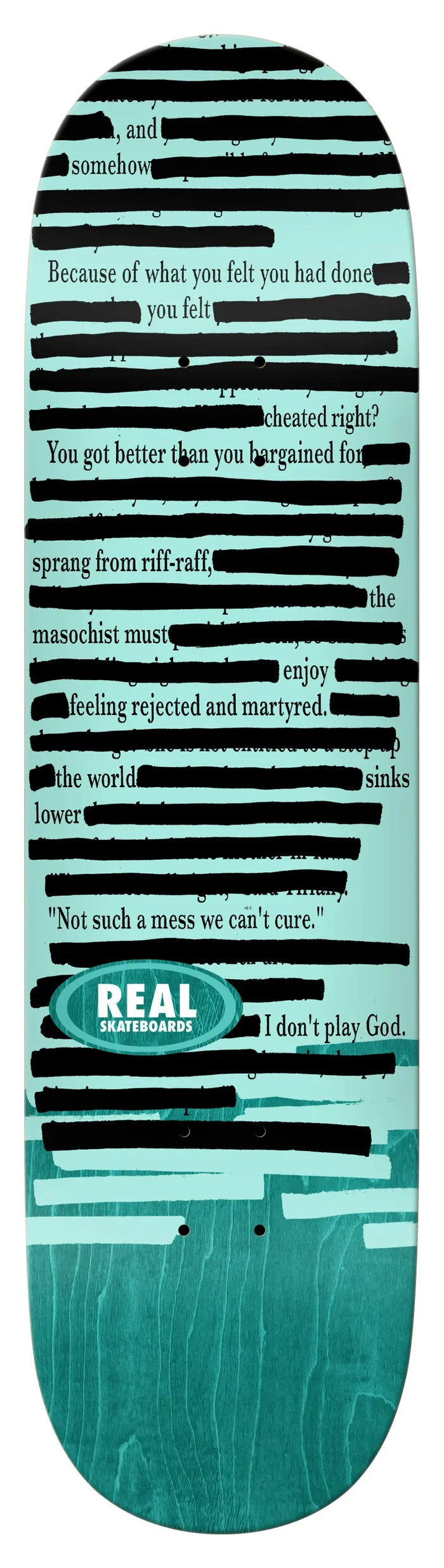 REAL TEAM NON FICTION DECK (8.12)