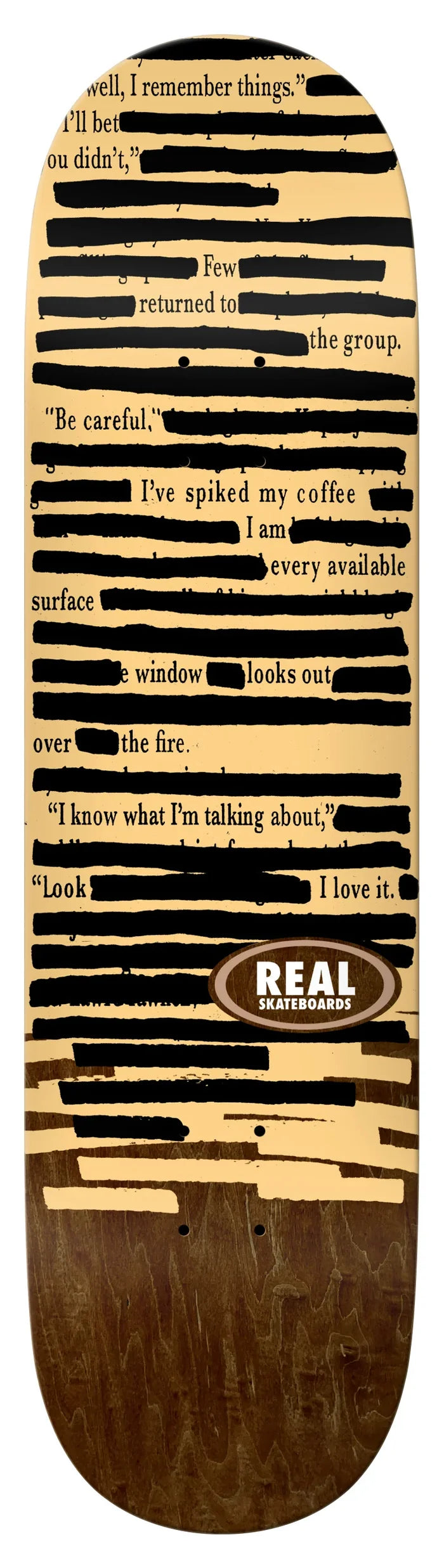 REAL TEAM NON FICTION DECK (8.38)