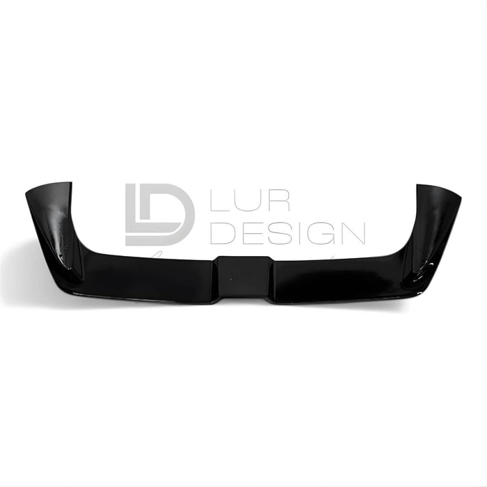 rear spoiler for audi a3 8y sportback on white background with lur design logo