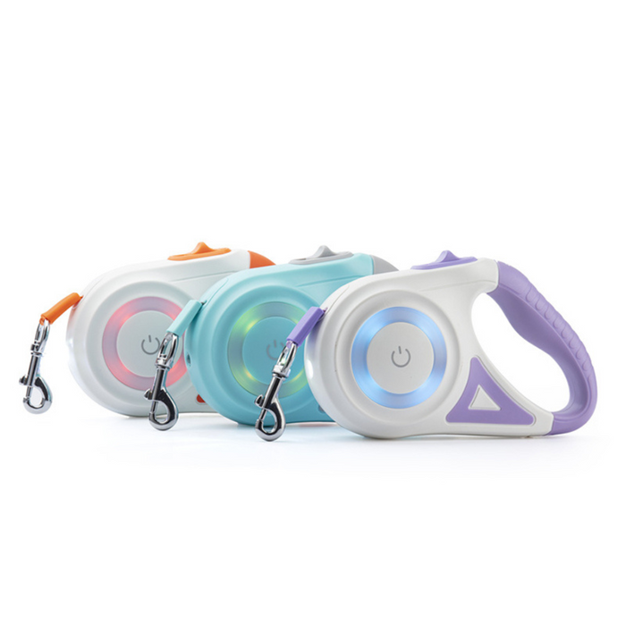 Retractable Dog Leash with LED Light