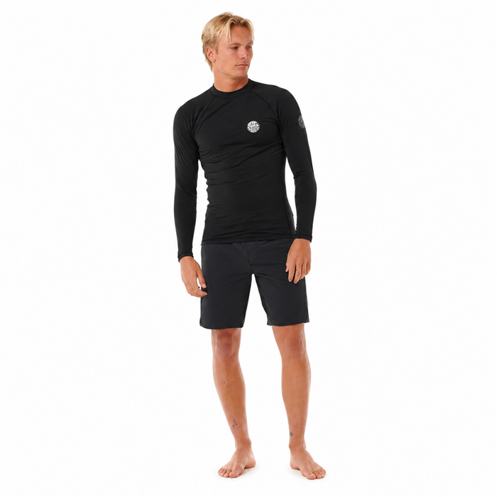 Rip Curl Camiseta UV Icons UPF Brushed Manga Longa Black