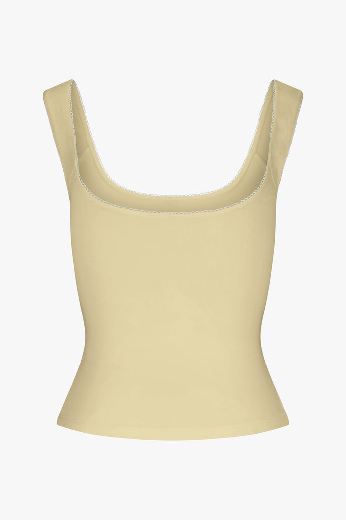 ROMANTIC TOP IN BUTTER