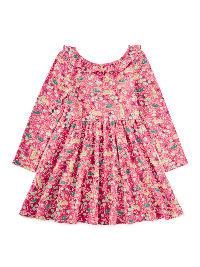 Ruffle Collar Ballet Dress