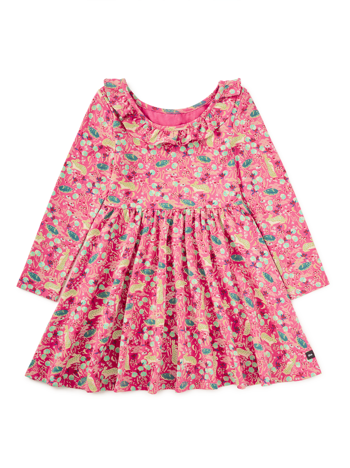 Ruffle Collar Ballet Dress