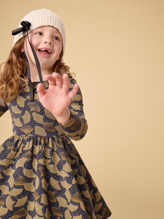 Ruffle Collar Ballet Dress