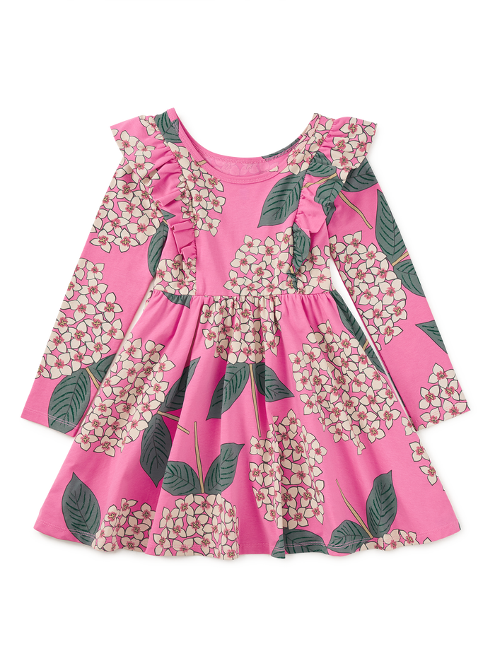 Ruffle Shoulder Ballet Dress