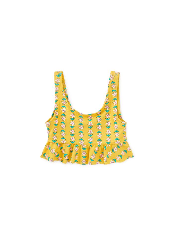 Ruffle Tankini Swim Top