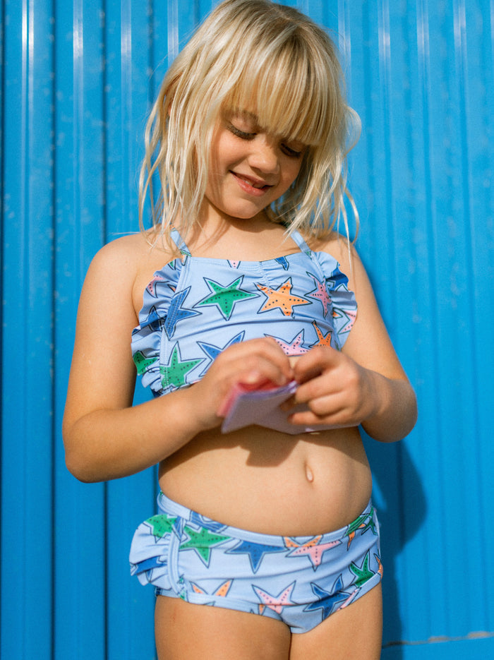 Ruffle Two-Piece Swim Set
