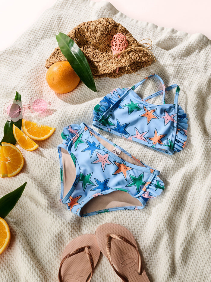 Ruffle Two-Piece Swim Set