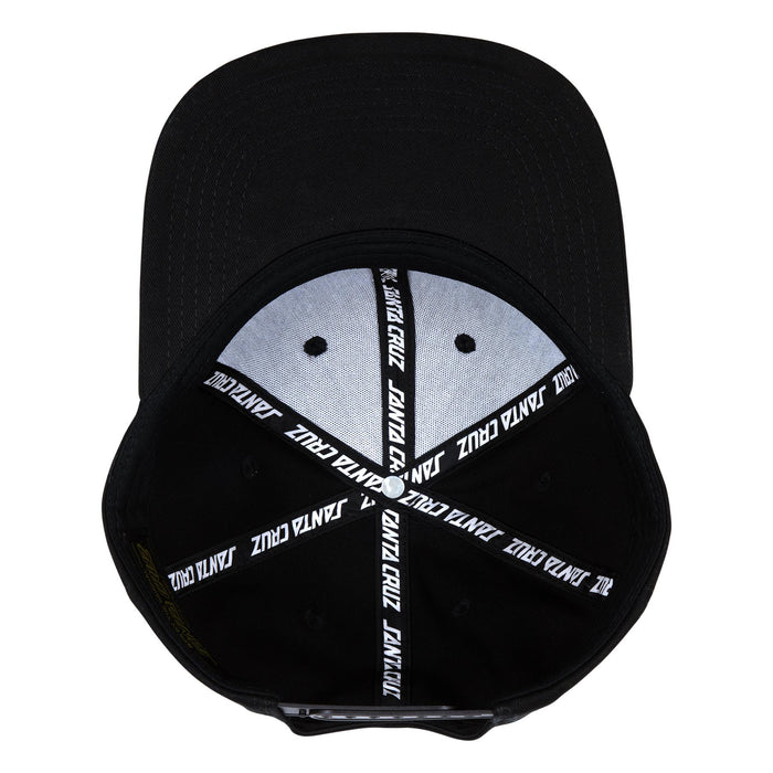 SANTA CRUZ NATAS MFG PANTHER STRUCTURED SNAPBACK HAT