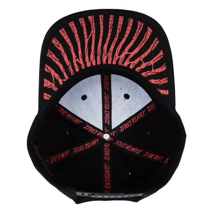 SANTA CRUZ SCREAMING CONNECT SNAPBACK STRUCTURED HAT