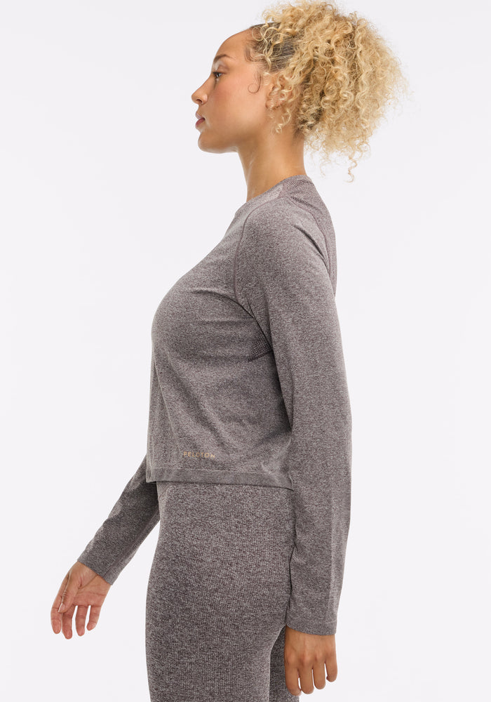 Seamless Melange Long Sleeve