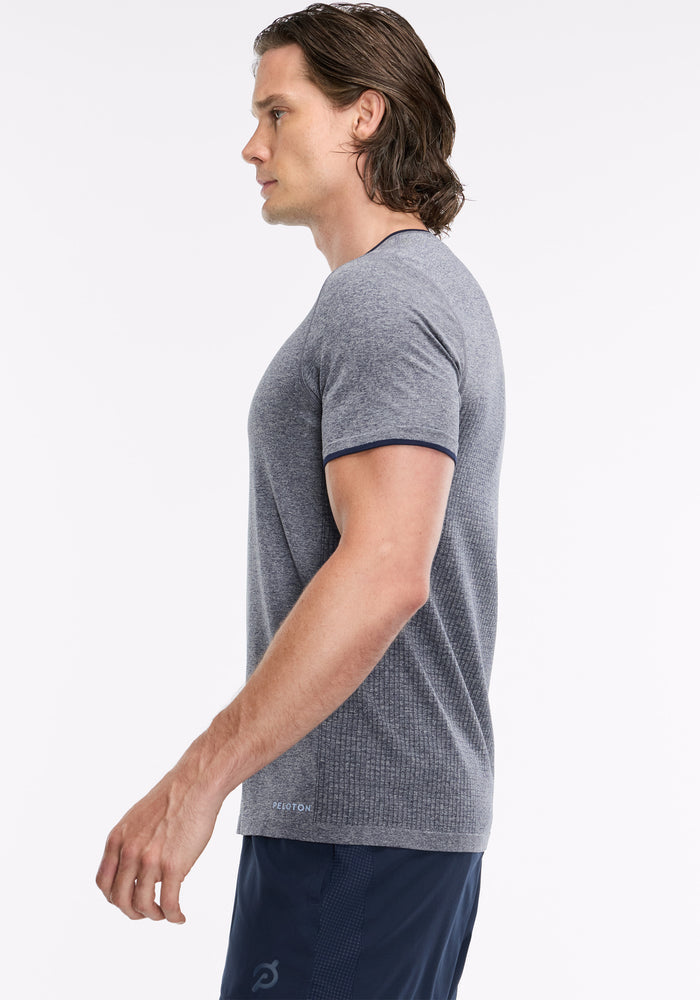 Seamless Melange Short Sleeve