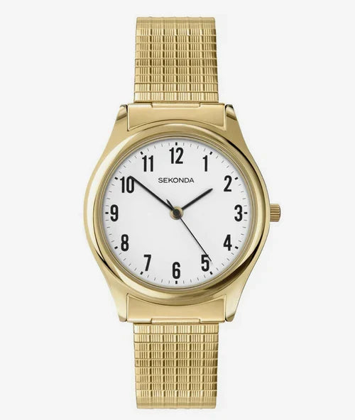 Sekonda Gents Classic Gold Plated Expander Watch