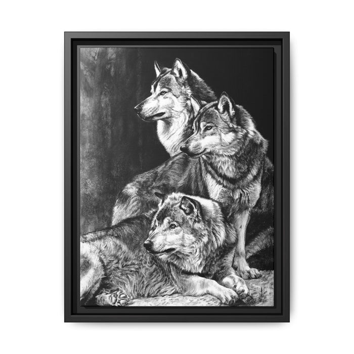 "Sentinels" Framed Canvas