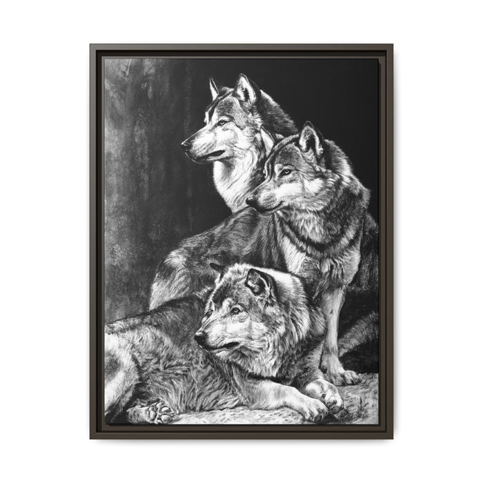 "Sentinels" Framed Canvas
