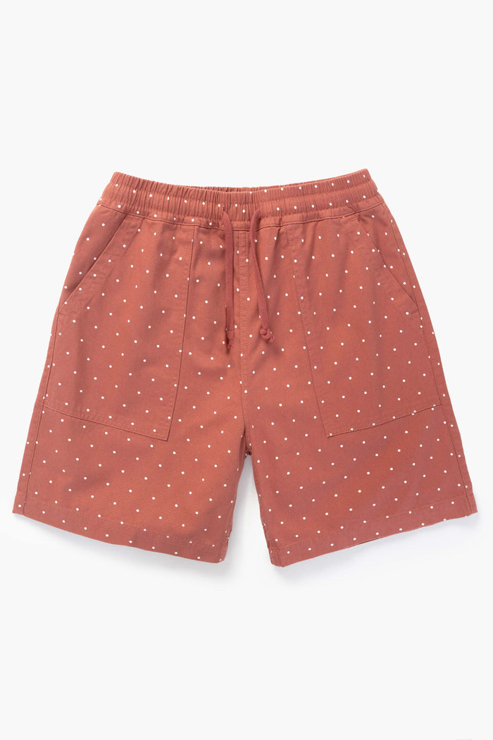 Service Works - Polka Dot Chef Shorts - Clay