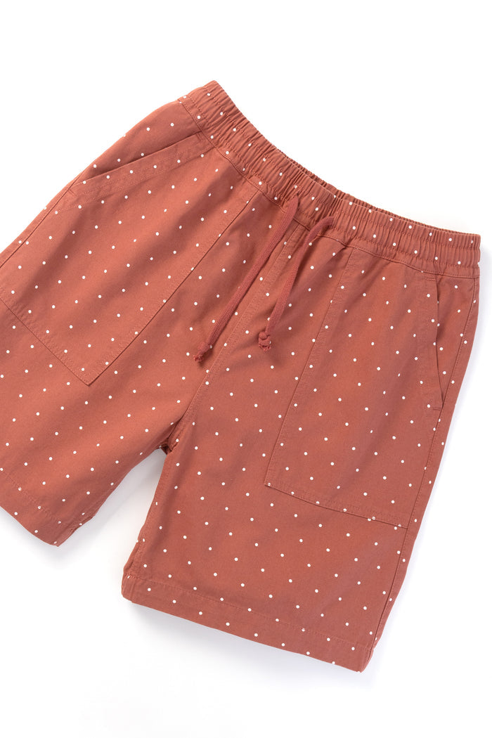 Service Works - Polka Dot Chef Shorts - Clay