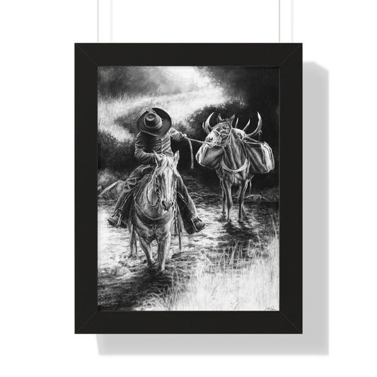 "Shallow Crossing" Framed Paper Print