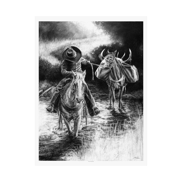 "Shallow Crossing" Premium Matte Paper Print.