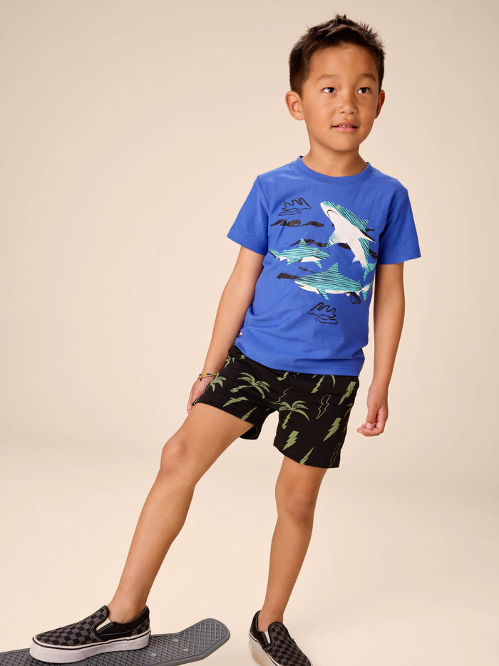 Shark Play Graphic Tee