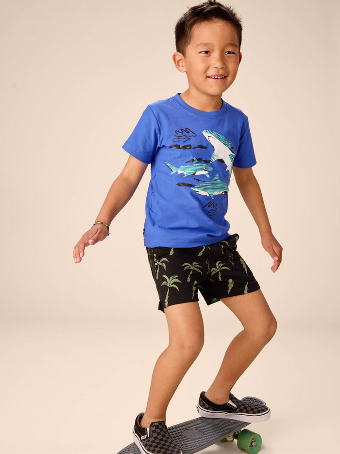 Shark Play Graphic Tee