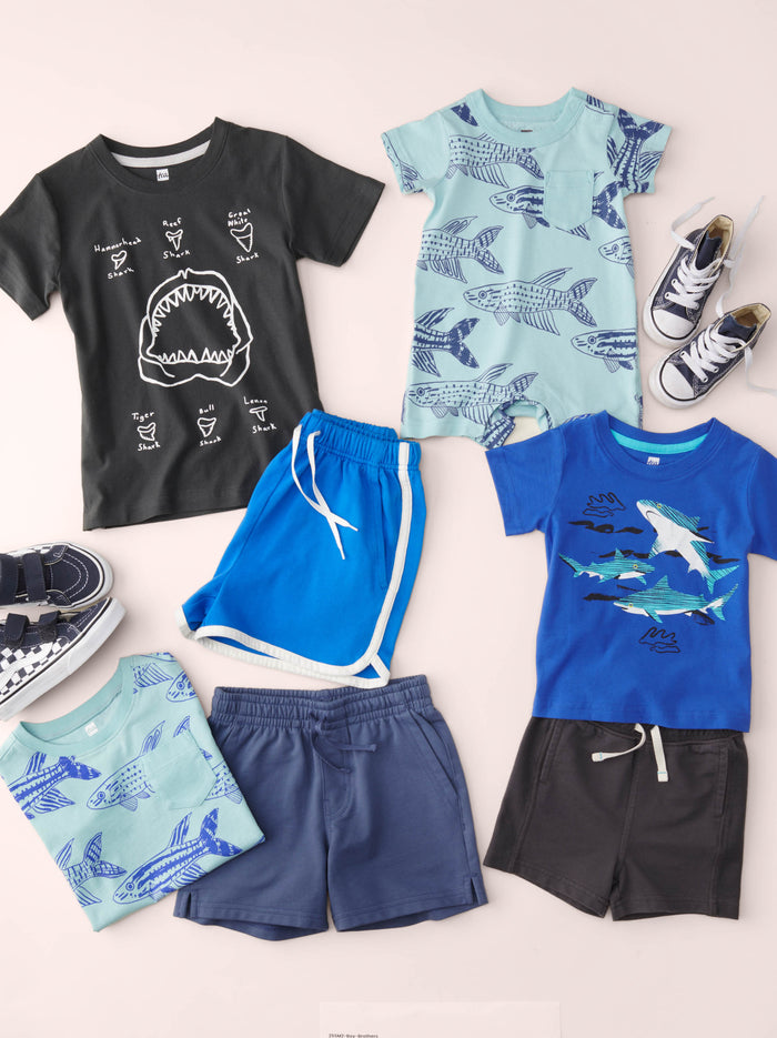 Shark Play Graphic Tee