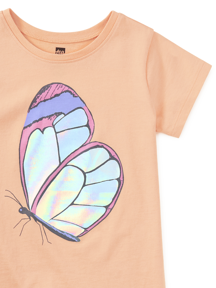 Shimmery Butterfly Graphic Tee