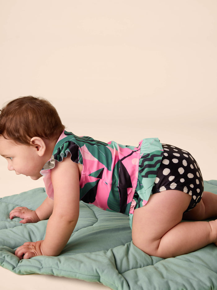 Short Sleeve Baby Swim Set