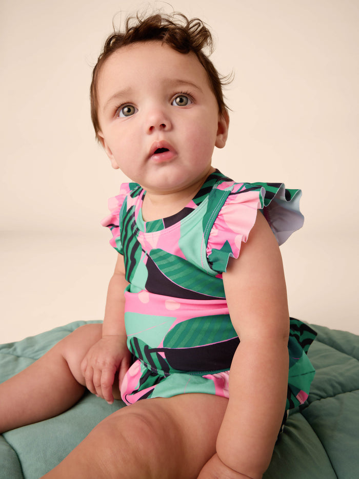 Short Sleeve Baby Swim Set