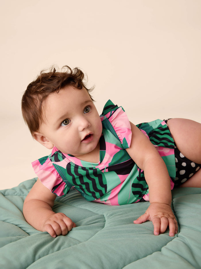 Short Sleeve Baby Swim Set