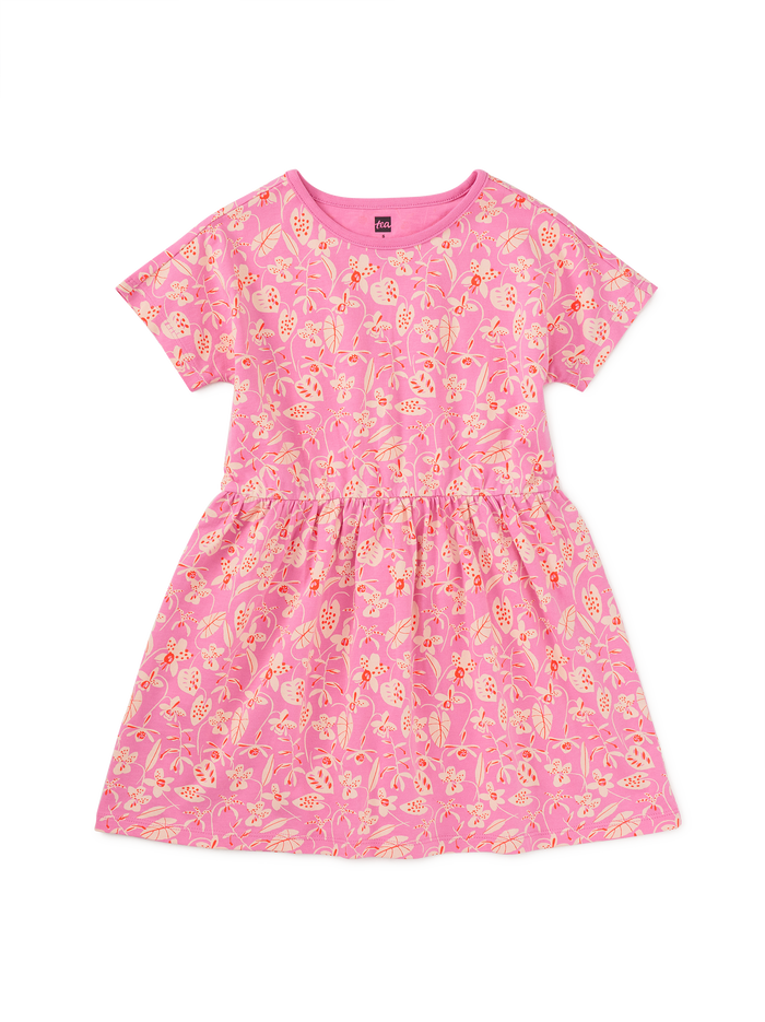 Short Sleeve Twirl Dress