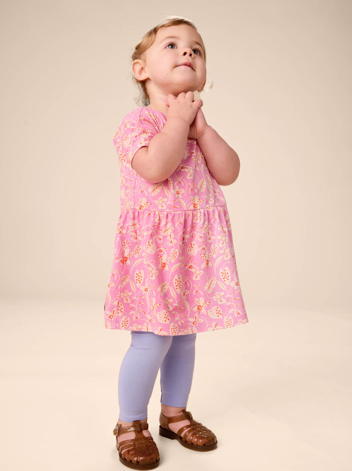 Short Sleeve Twirl Dress
