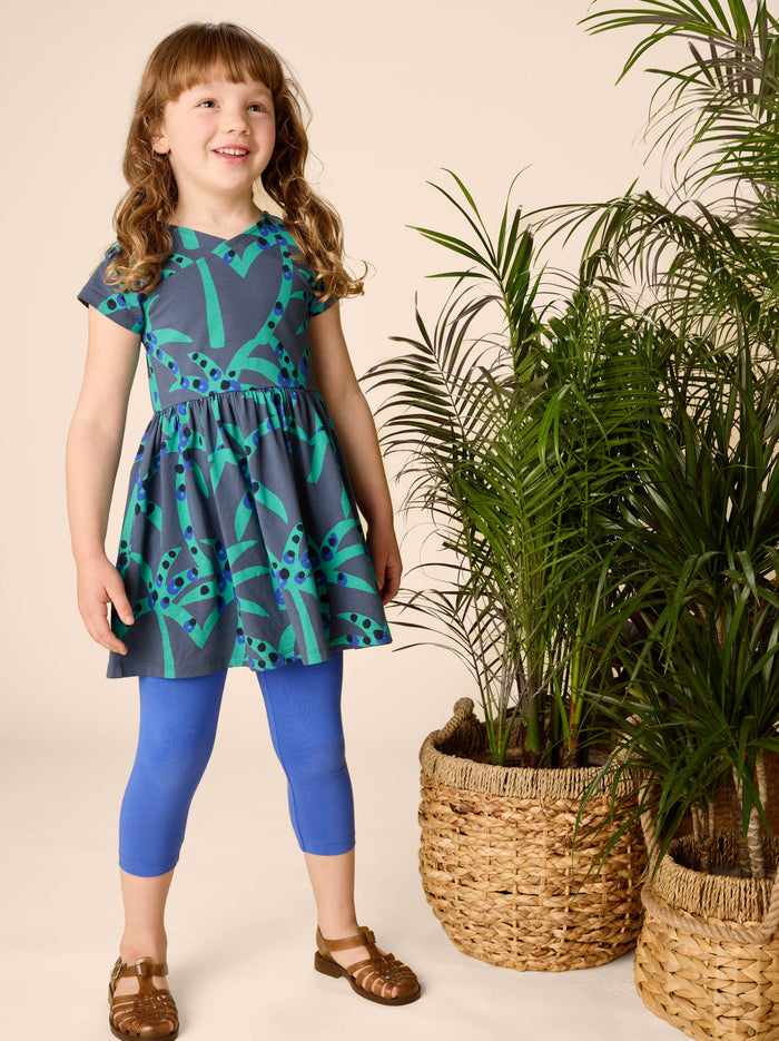 Short Sleeve Wrap Neck Dress