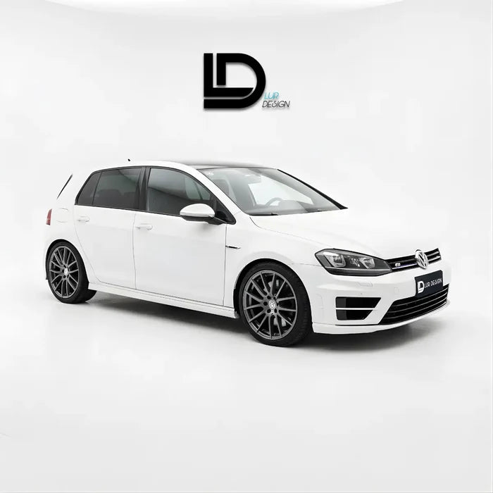 vw_golf_mk7_with side skirts with white background and Lur Design logo