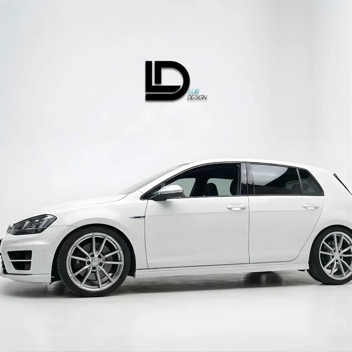vw_golf_mk7_with side skirts with white background and Lur Design logo
