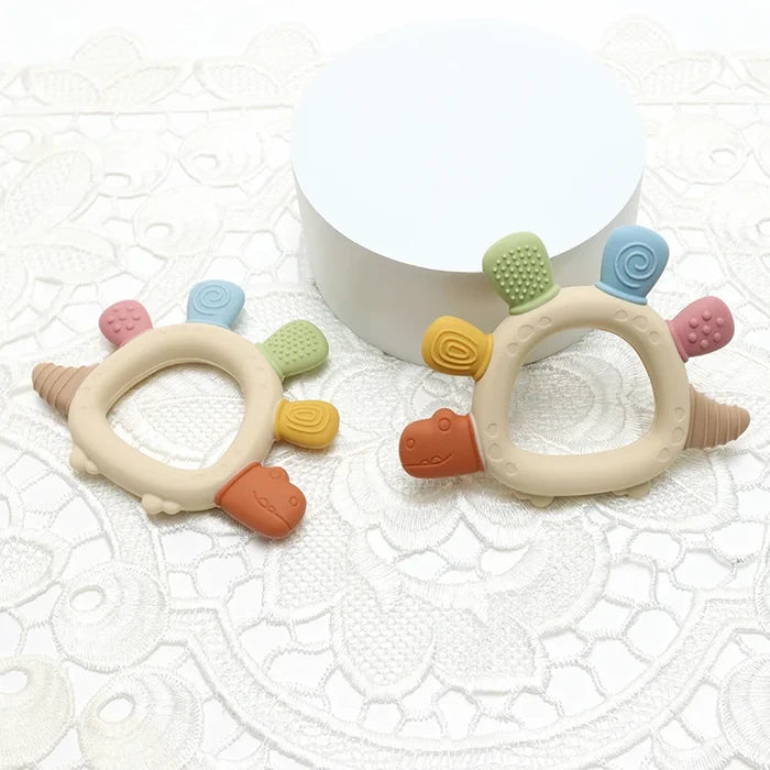 Silicone Teething Ring  (0-12mo)